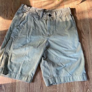 American Eagle Long Khaki Shorts